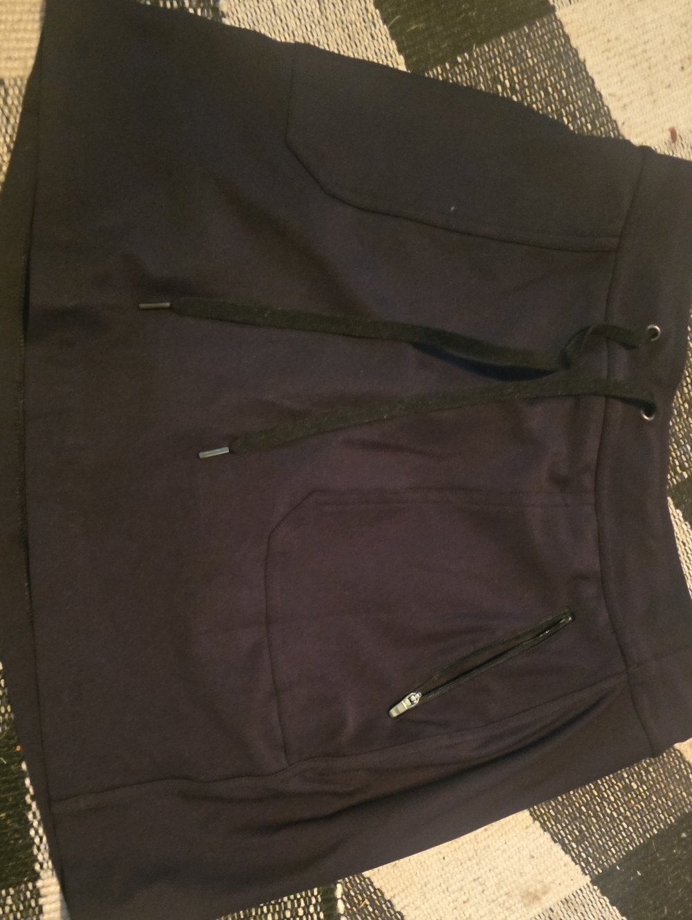tek gear Black Women's Athletic Skort with Drawstring and Zip Pocket